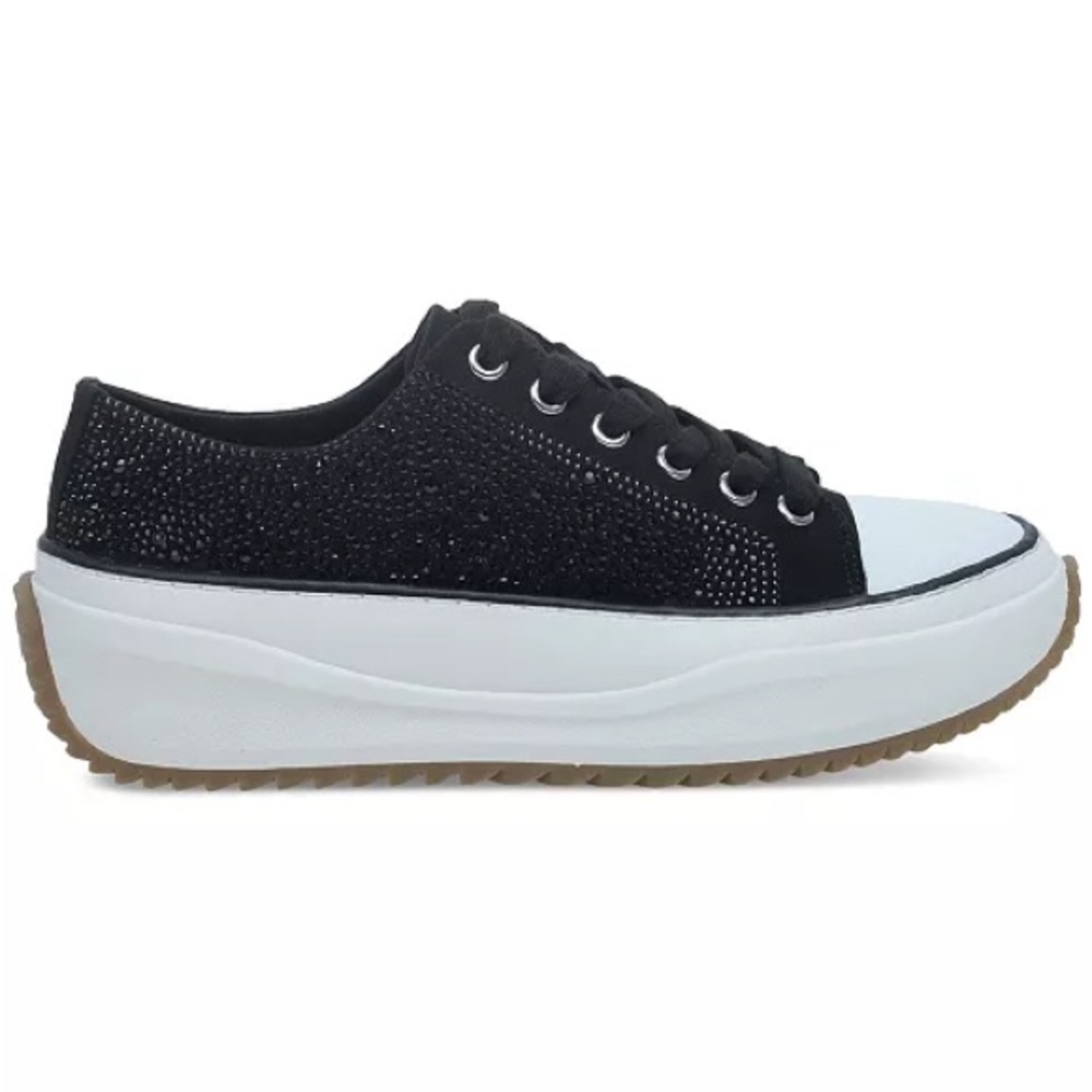 Wild Pair Black and White Platform Sneakers NIB 7.5